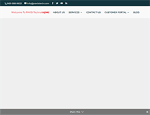 Tablet Screenshot of paxistech.com